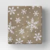 30” 20 Sq Ft Christmas Roll Wrap White Snowflakes On Brown Kraft - Wondershop™ -Wondershop GUEST 0065f16f 7d84 4663 aa43 d905871b2151