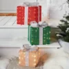 3pc Incandescent Tinsel Gift Box Christmas Novelty Sculpture Light Clear - Wondershop™ -Wondershop GUEST 06744a54 113b 4487 b27c 807719b425c9