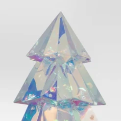 12.8" Christmas Lit Iridescent Tree Decor - Wondershop™ -Wondershop GUEST 08b16a70 15e1 4a45 976c ebcb12557a63