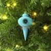 Christmas Flocking Ornament With Reflector Aqua - Wondershop™ -Wondershop GUEST 09d86af7 83fc 4754 9338 0408646341ba