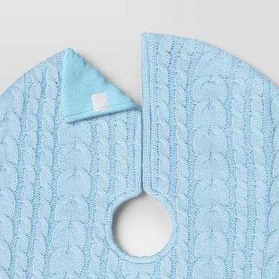 16" Cable Knit Mini Christmas Tree Skirt - Wondershop™ 5 16" Cable Knit Mini Christmas Tree Skirt - Wondershop™ - Image 3