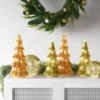 12" Christmas Mercury Lit Glass Tiered Classic Tree Decor - Wondershop™