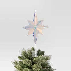 Christmas Lit Plastic Multicolor 8 Point Star Tree Topper - Wondershop™ -Wondershop GUEST 0e1a5bfd 9a11 492b 8bcb a6519cc0e3bf