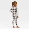 Toddler Plaid Ribbed Long Sleeve Shirt And Pants Holiday Matching Family Pajama Set - Wondershop™ Cream -Wondershop GUEST 0e882f75 f89a 49f4 bad4 e2701e2603bf