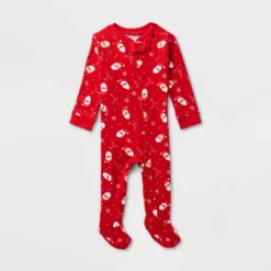 Baby Santa Print Ribbed Holiday Matching Family Footed Pajama - Wondershop™ Red 9 Baby Santa Print Ribbed Holiday Matching Family Footed Pajama - Wondershop™ Red -Wondershop GUEST 0f0735f1 cbb0 44a3 b637 128fb9468433