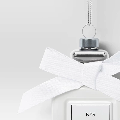 Christmas Glass White Perfume Ornament - Wondershop™ 4 Christmas Glass White Perfume Ornament - Wondershop™ - Image 2