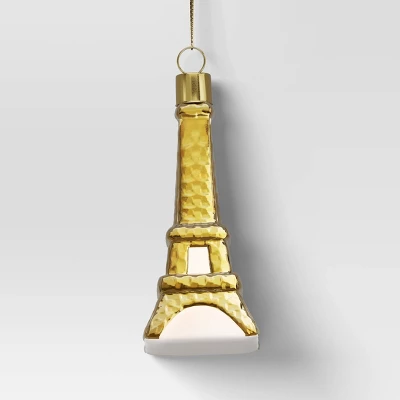 3pc Christmas Gift Ornament Set Glass Paris - Wondershop™ 6 3pc Christmas Gift Ornament Set Glass Paris - Wondershop™ - Image 4