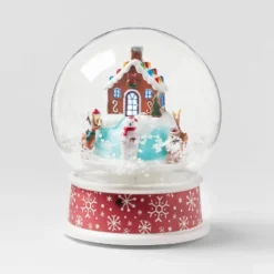 9.8" Animated Gingerbread House Snow Globe Christmas Decorative Prop - Wondershop™ -Wondershop GUEST 228476cc b9fa 4e58 8f61 e2ec998c5aef