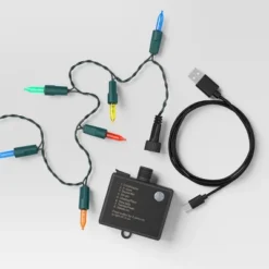 50ct LED Battery Operated Hybrid Miniature String Lights With Green Wire - Wondershop™ -Wondershop GUEST 2368e4a3 7b08 47b1 b28b c04b7f06aaa7