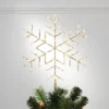 15.5" Pre-lit LED Metal Snowflake Christmas Tree Topper Champagne Gold With Warm White Lights - Wondershop™: Indoor Decor: Indoor Decor -Wondershop GUEST 2379739c 3a7a 4e7b 9864 db360a74375d