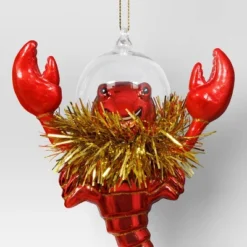 Christmas Lobster With Tinsel Collar Ornament - Wondershop™ 5 Christmas Lobster With Tinsel Collar Ornament - Wondershop™ -Wondershop GUEST 2563c2ad cff5 4135 9598 3549bcde3456
