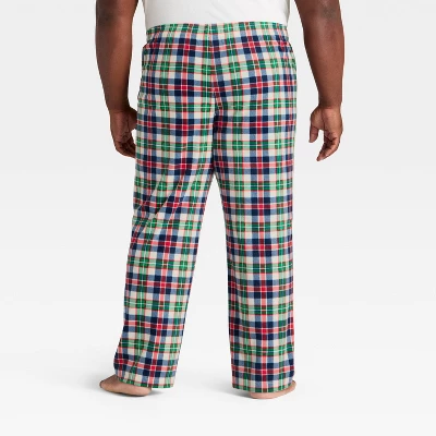 Men's Plaid Microfleece Holiday Matching Family Pajama Pants - Wondershop™ 3 Men's Plaid Microfleece Holiday Matching Family Pajama Pants - Wondershop™