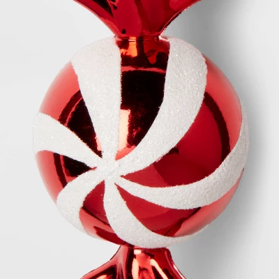 Peppermint Candy Christmas Tree Ornament Red/White - Wondershop™ 4 Peppermint Candy Christmas Tree Ornament Red/White - Wondershop™ - Image 2