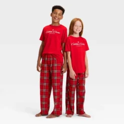 Kids' "Cabin Crew" Short Sleeve Holiday Matching Family Pajama Shirt - Wondershop™ Red 9 Kids' "Cabin Crew" Short Sleeve Holiday Matching Family Pajama Shirt - Wondershop™ Red -Wondershop GUEST 28f0e2af f72e 42f4 9932 9bfe2c724773