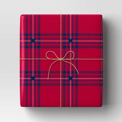 30” 25 Sq Ft Christmas Red And Blue Plaid - Wondershop™ 3 30” 25 Sq Ft Christmas Red And Blue Plaid - Wondershop™