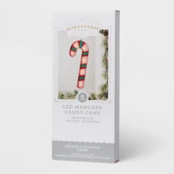 LED Marquee Candy Cane Christmas Novelty Silhouette Light - Wondershop™ -Wondershop GUEST 2b8d99bd 61e3 4216 9e50 207de48aee8b