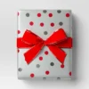 30” 25 Sq Ft Christmas Roll Wrap Red Gray Silver Dot - Wondershop™ -Wondershop GUEST 2c93ec77 f6cc 4597 b9f6 95cb9c30f1c3