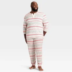 Men's "Let It Snow" Fair Isle Cozy Knit Holiday Matching Family Pajama Pants - Wondershop™ Cream -Wondershop GUEST 2c9cb619 34fd 444d b765 13b015468a51