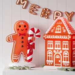 Christmas Lit Blow Mold Gingerbread House Decor - Wondershop™