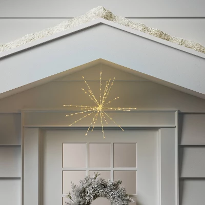 LED Champagne Glitter Starburst With Twinkle Christmas Novelty Silhouette Lights With White Color Light Bulb - Wondershop™ 3 LED Champagne Glitter Starburst With Twinkle Christmas Novelty Silhouette Lights With White Color Light Bulb - Wondershop™