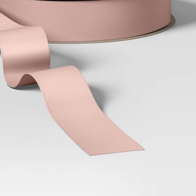 18' Cozy Christmas Premium Ribbon Pink Satin- Wondershop™ 3 18' Cozy Christmas Premium Ribbon Pink Satin- Wondershop™ - Image 2