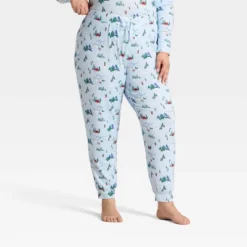 Women's "Tis The Ski-son!" Cozy Knit Holiday Matching Family Pajama Pants - Wondershop™ Blue -Wondershop GUEST 3241ad11 69f9 49c7 946e 89476b1648dc