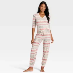 Women's "Let It Snow" Fair Isle Cozy Knit Holiday Matching Family Pajama Pants - Wondershop™ Cream 8 Women's "Let It Snow" Fair Isle Cozy Knit Holiday Matching Family Pajama Pants - Wondershop™ Cream -Wondershop GUEST 326a8392 6a82 48d8 a8e2 a230f5da6534