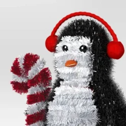 Christmas Tinsel Penguin With Headphones - Wondershop™ 7 Christmas Tinsel Penguin With Headphones - Wondershop™ -Wondershop GUEST 359b9a79 f990 4e96 bb64 2770d00d2165
