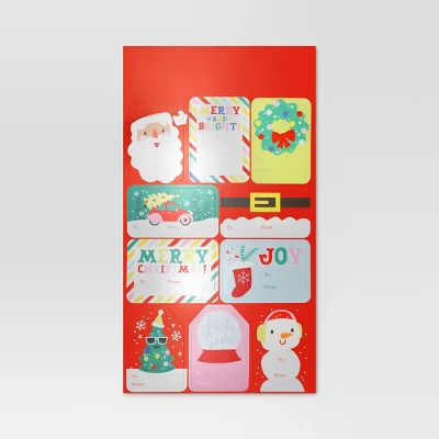 50ct Christmas Peel And Stick Gift Tags Merry/Joy/Snow - Wondershop™ 4 50ct Christmas Peel And Stick Gift Tags Merry/Joy/Snow - Wondershop™ - Image 2