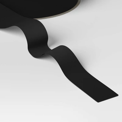 18' Christmas Fabric Ribbon Black Velvet - Wondershop™ 4 18' Christmas Fabric Ribbon Black Velvet - Wondershop™ - Image 2