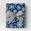 30” 25 Sq Ft Christmas Roll Wrap White Snowflakes On Blue - Wondershop™ -Wondershop GUEST 3e49bb18 8805 4391 845d 99af6f58fc5e