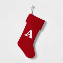 Knit Monogram Christmas Stocking Red - Wondershop™ 24 Knit Monogram Christmas Stocking Red - Wondershop™ -Wondershop GUEST 4025d7f9 cf48 4e95 84f2 330b0ef1dd03
