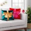 16" Christmas Red Square Pillow With Hot Pink Bow - Wondershop™ 2 16" Christmas Red Square Pillow With Hot Pink Bow - Wondershop™ -Wondershop GUEST 4227646e 52b7 4329 a06f 0532e5d7929d 1