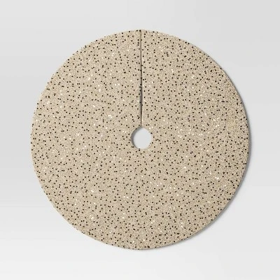 48" Christmas Sequined And Beaded Tree Skirt Silver - Wondershop™ 5 48" Christmas Sequined And Beaded Tree Skirt Silver - Wondershop™ - Image 3