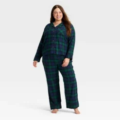 Women's Plaid Flannel Long Sleeve Shirt And Pants Holiday Matching Family Pajama Set - Wondershop™ Navy Blue 11 Women's Plaid Flannel Long Sleeve Shirt And Pants Holiday Matching Family Pajama Set - Wondershop™ Navy Blue -Wondershop GUEST 461cf299 f9d7 43b2 9e71 de216c6079d3