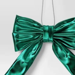 6.75" Christmas Metallic Bow Ornament Green - Wondershop™ 5 6.75" Christmas Metallic Bow Ornament Green - Wondershop™ -Wondershop GUEST 4a324a37 3afc 4ef0 b324 9b012c8e77ad