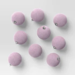 9ct 80mm Christmas Flocked Ball Ornament Set - Wondershop™ -Wondershop GUEST 4ac453ed 8da5 45a2 a4e5 e744b3e245cb