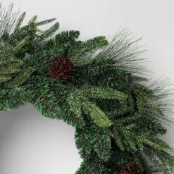 24" Christmas Unlit Icy/Glitter Pinecones Mixed Green Wreath - Wondershop™ 5 24" Christmas Unlit Icy/Glitter Pinecones Mixed Green Wreath - Wondershop™ -Wondershop GUEST 4ad30594 051c 44c9 bfe7 6e9dea71bac9