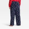 Women's Santa Print Microfleece Holiday Matching Family Pajama Pants - Wondershop™ Navy Blue 2 Women's Santa Print Microfleece Holiday Matching Family Pajama Pants - Wondershop™ Navy Blue -Wondershop GUEST 4bfffd3a a694 4c37 8c27 658d998fbf3d