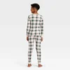 Kids' Plaid Ribbed Long Sleeve Shirt And Pants Holiday Matching Family Pajama Set - Wondershop™ Cream 2 Kids' Plaid Ribbed Long Sleeve Shirt And Pants Holiday Matching Family Pajama Set - Wondershop™ Cream -Wondershop GUEST 4cba9cb6 415c 4122 849c 9e5bf3dc047f