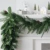 6' Christmas Unlit Icy Glitter Mixed Green With Pinecones Garland - Wondershop™ -Wondershop GUEST 51ba3cbc 1fd5 426e b7a7 fd90c910663a