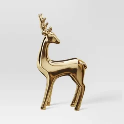 14.75" Plated Ceramic Standing Reindeer Animal Sculpture - Wondershop™ Gold 7 14.75" Plated Ceramic Standing Reindeer Animal Sculpture - Wondershop™ Gold -Wondershop GUEST 51f18af2 9cdb 4f87 ae61 3e95a8d36783