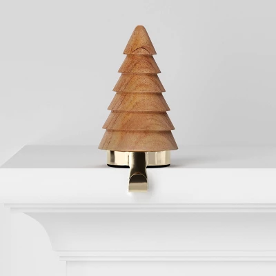 Christmas Wood Tree Stocking Holder - Wondershop™ 6 Christmas Wood Tree Stocking Holder - Wondershop™ - Image 4