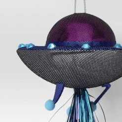 5.5" Christmas Fabric Metallic Space Ship Ornament - Wondershop™ -Wondershop GUEST 5c98eb02 0bef 47d4 b693 73e46b2d1c63