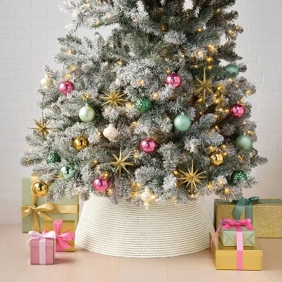 Christmas Rolled Up Tree Collar Cream - Wondershop™ 3 Christmas Rolled Up Tree Collar Cream - Wondershop™