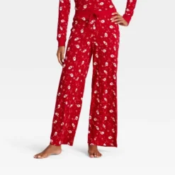 Women's Santa Print Ribbed Holiday Matching Family Pajama Pants - Wondershop™ Red 10 Women's Santa Print Ribbed Holiday Matching Family Pajama Pants - Wondershop™ Red -Wondershop GUEST 60238722 c3e7 4407 a384 2986ff4dac99