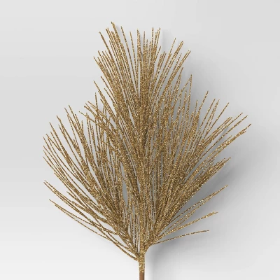 4pc Christmas Pick Set Champagne 2 Mixed Leaves Picks 2 Hard Needle - Wondershop™ 5 4pc Christmas Pick Set Champagne 2 Mixed Leaves Picks 2 Hard Needle - Wondershop™ - Image 3