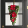 28" Decorated Pine And Poinsettia Flowers Hanging Christmas Artificial Swag - Wondershop™ 2 28" Decorated Pine And Poinsettia Flowers Hanging Christmas Artificial Swag - Wondershop™ -Wondershop GUEST 66840cc7 bd2b 4452 a48e a5fc452a8058