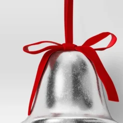 Christmas Metal Bell Ornament Silver - Wondershop™ 5 Christmas Metal Bell Ornament Silver - Wondershop™ -Wondershop GUEST 67750816 c3fd 46f1 82bc e474b0a1fc89
