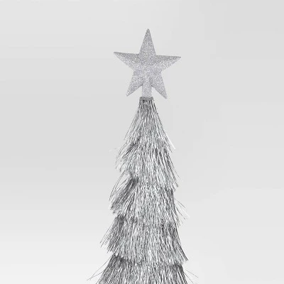 2pk Christmas 18" And 12" Tinsel Trees - Wondershop™ 4 2pk Christmas 18" And 12" Tinsel Trees - Wondershop™ - Image 2